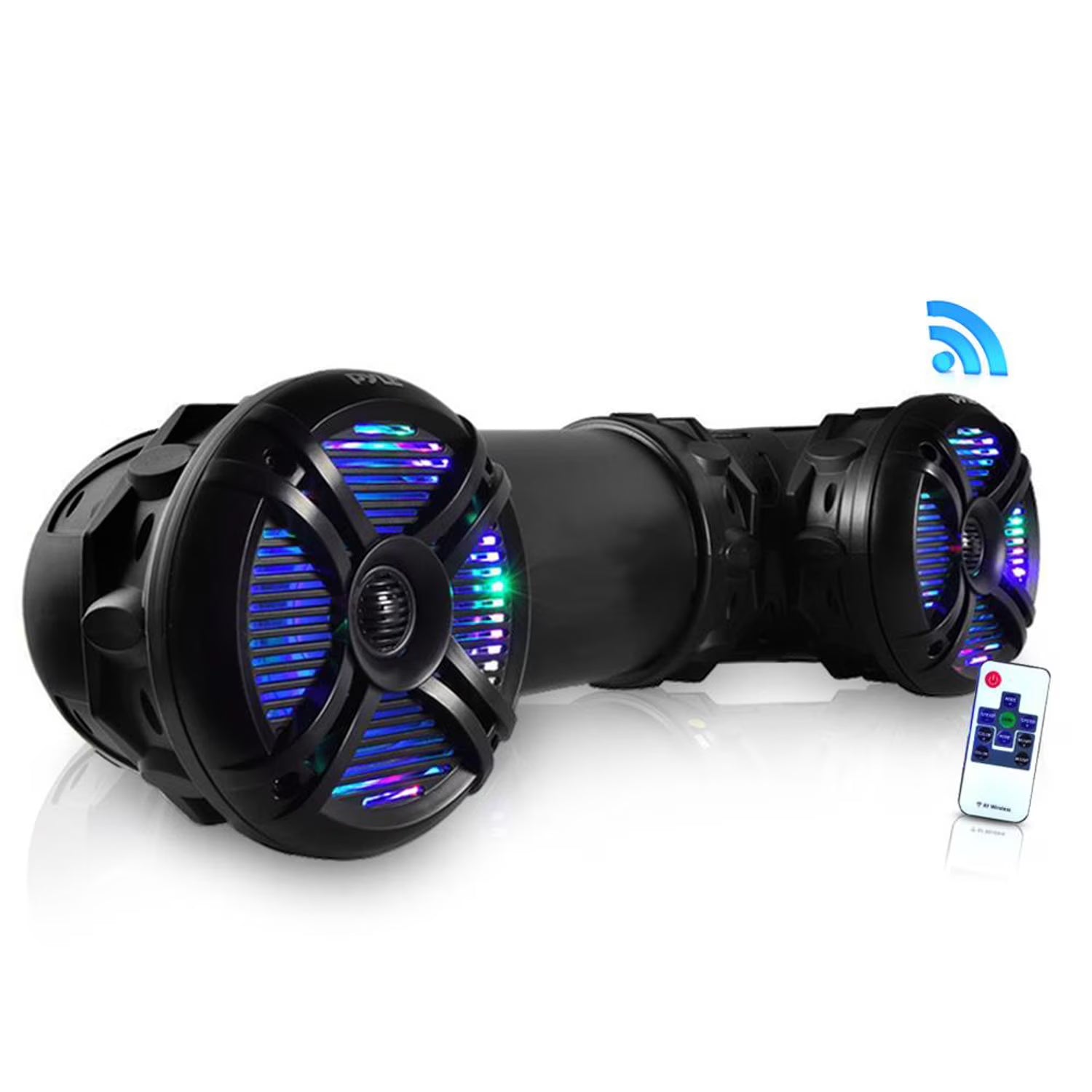 800 Watt Portable Waterproof Bluetooth Speaker with LED Lights H61394