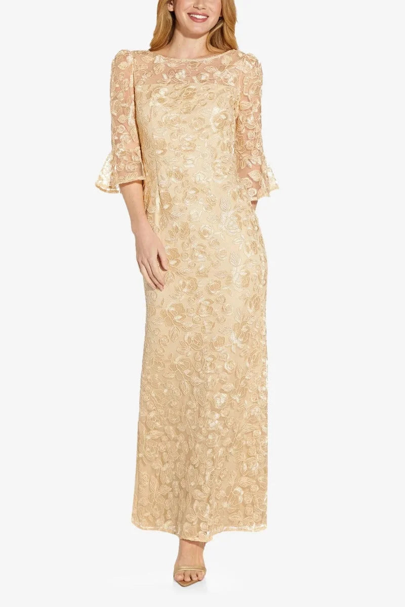 Embroidered Long Dress K716447