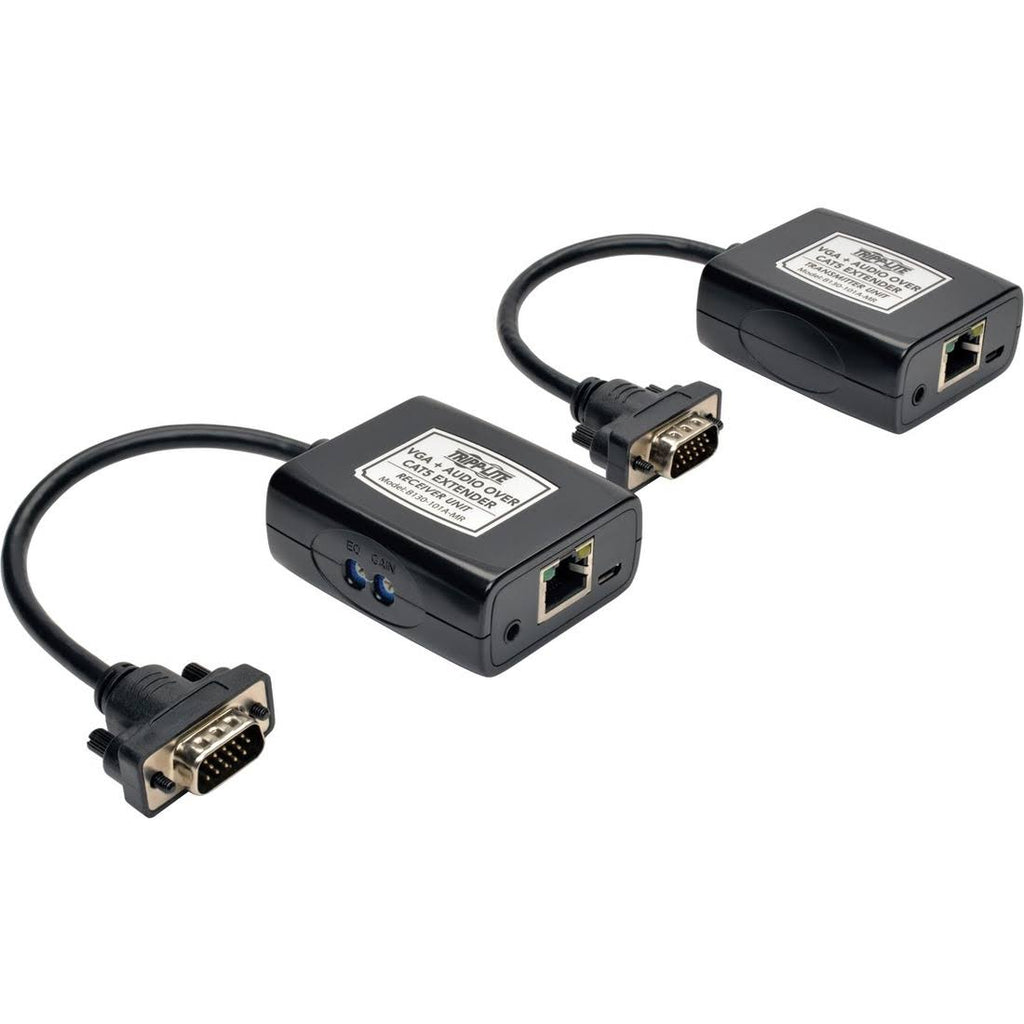 VGA Audio over Cat5 Cat6 Video Extender Transmitter Receiver O10661