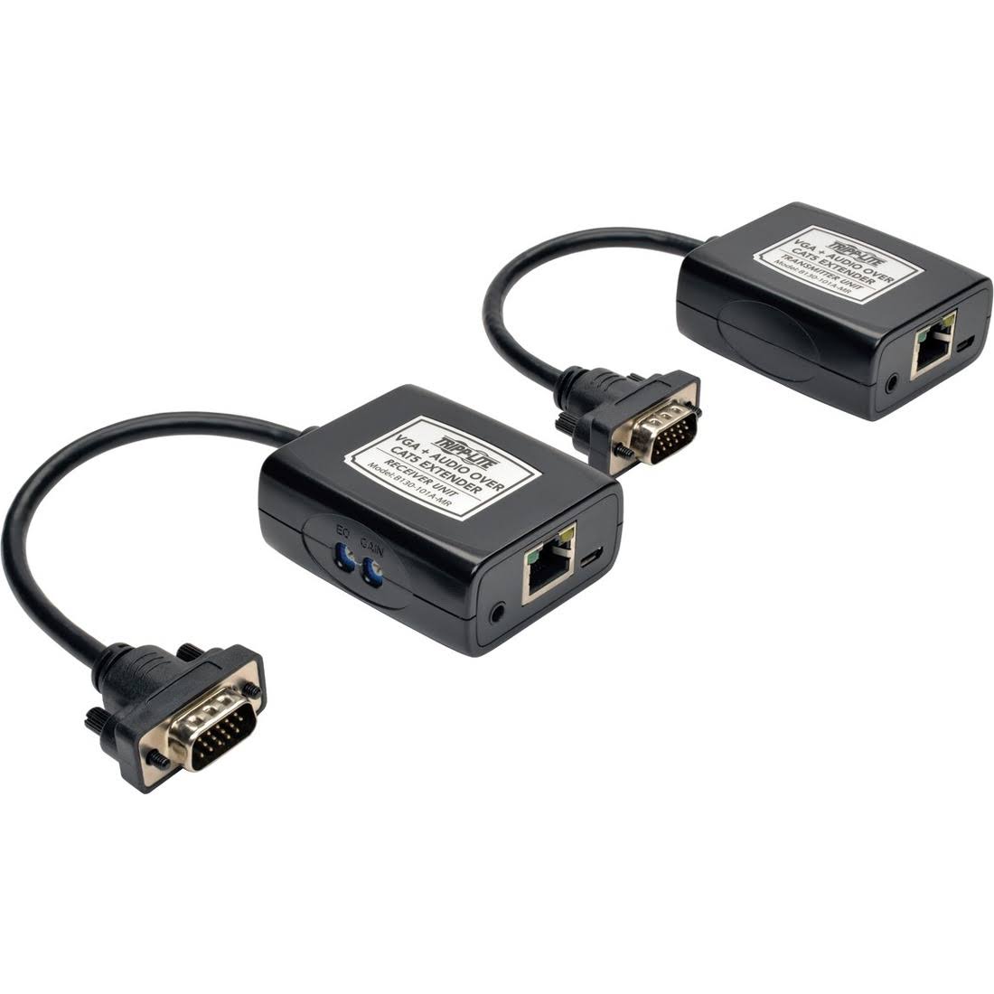 VGA Audio over Cat5 Cat6 Video Extender Transmitter Receiver O10661