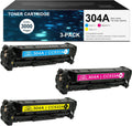 3 Pack Toner Cartridge for HP Color CP2025 CM2320 Printer X4784