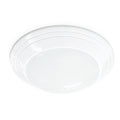 7 in. 12-Watt Dimmable White LED Flush Mount Disk M649