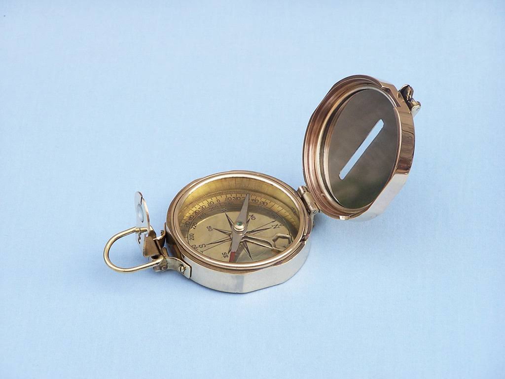 Solid Brass Clinometer Compass G547