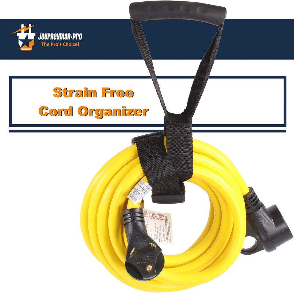 30A RV Power Extension Cord, 50 Feet, 125V, TT-30P to TT-30R H88847