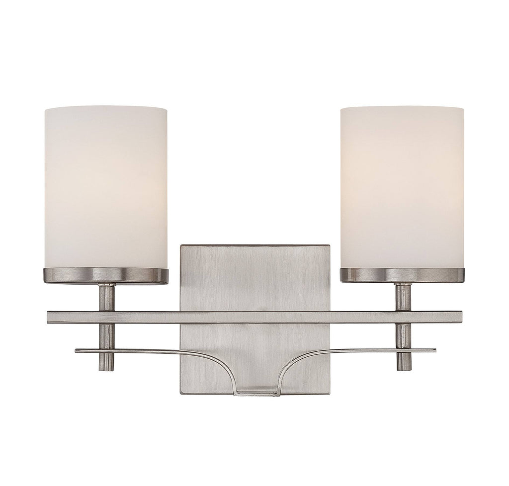 2 Light Bath Bar, Satin Nickel U732762