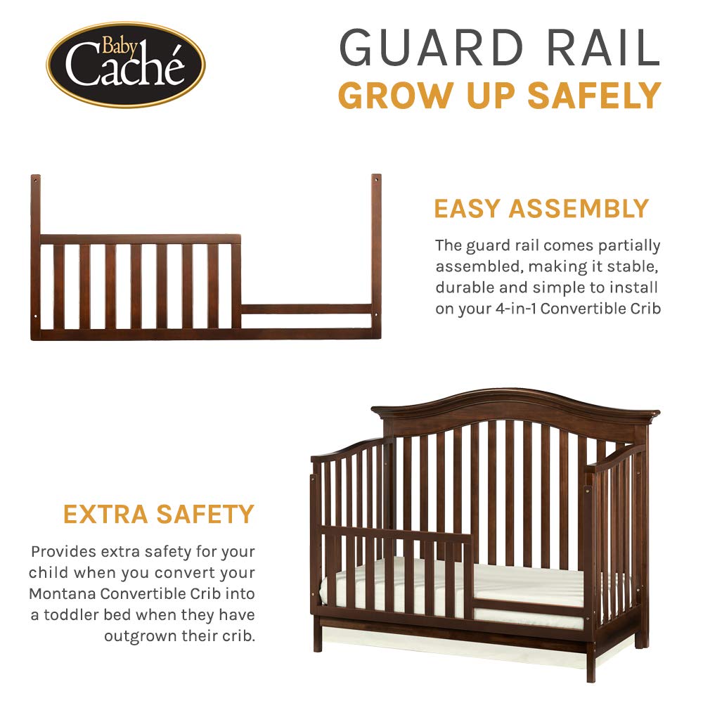 Espresso Toddler Bed Guard Rail V58777