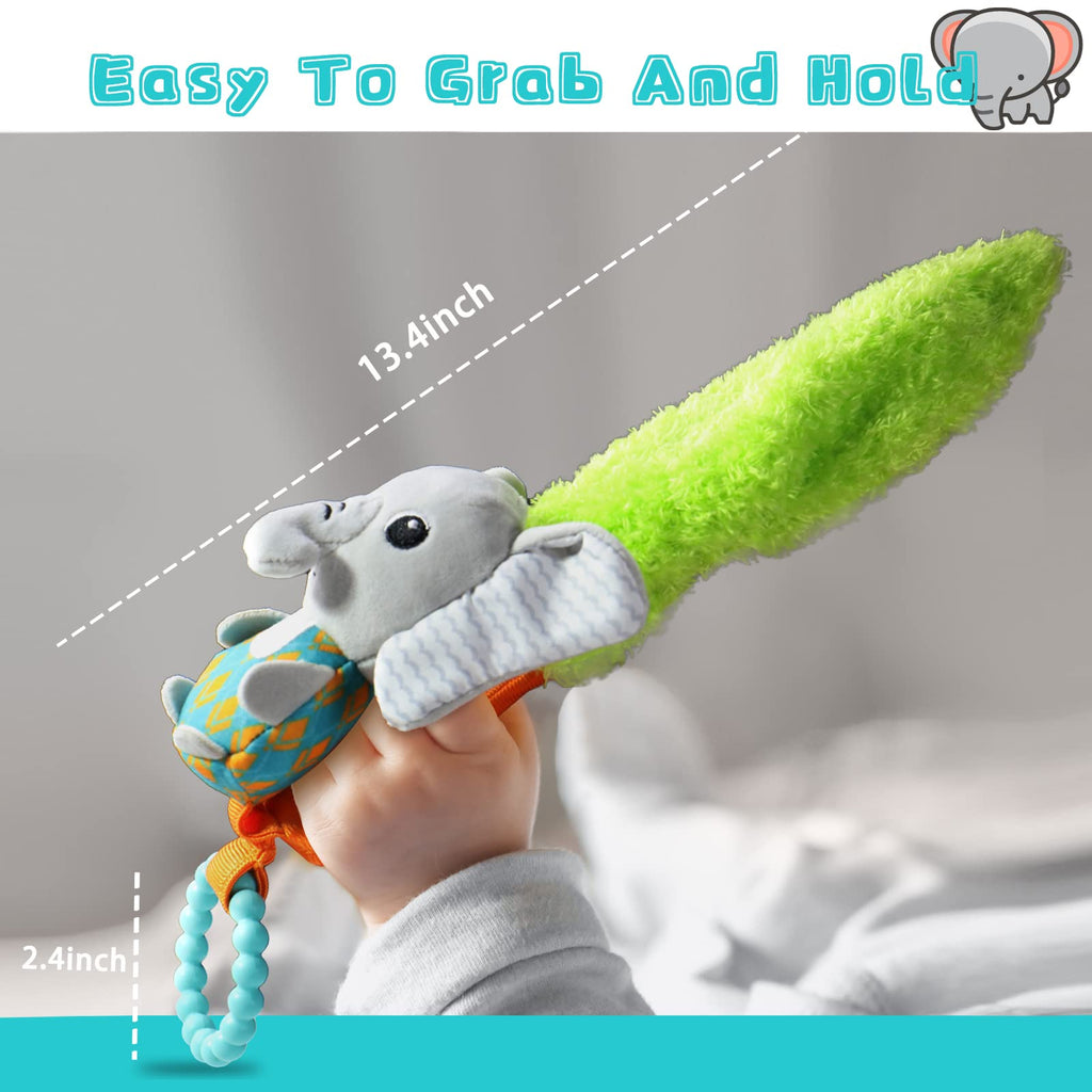Multicolor Baby Rattles & Plush Rings Teether Toy W278