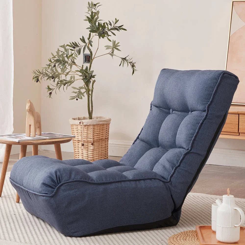 Reclining Floor Chair with Ottoman X5168