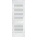 Primed Composite MDF Full Louver Interior Door Slab L540447