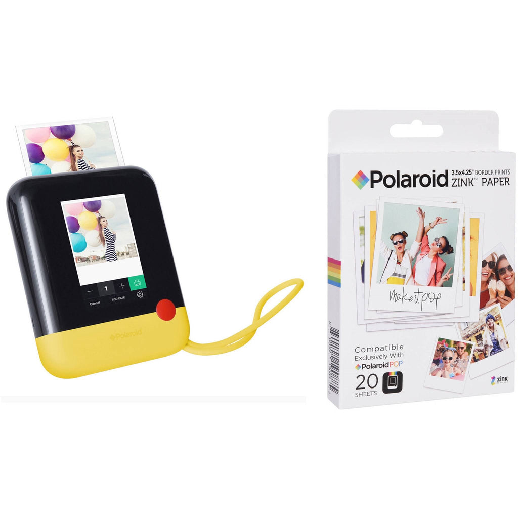 Yellow Instant Print Digital Camera L415595
