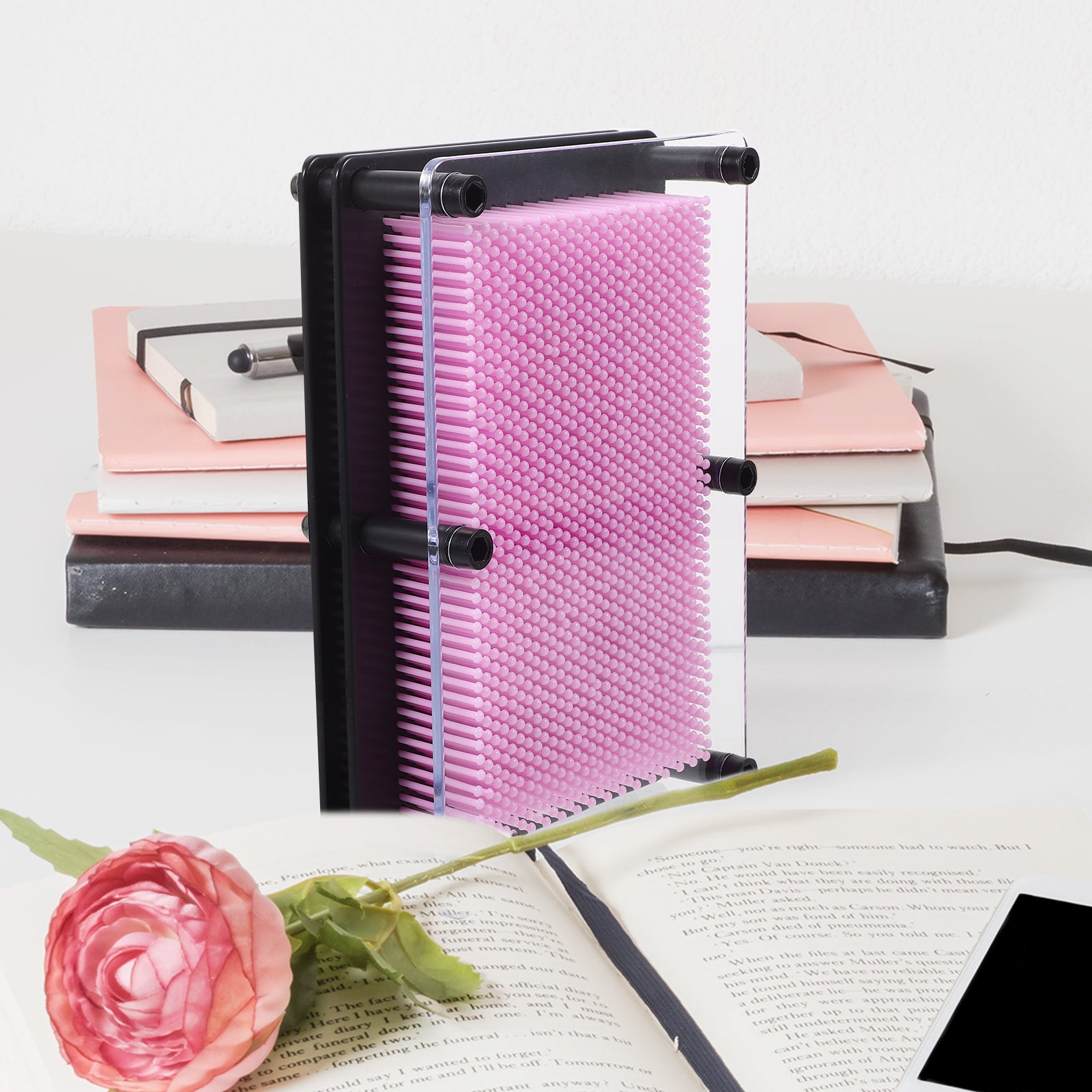 Medium Size Pink 3-Dimensional Pin Art Board Toy R89173