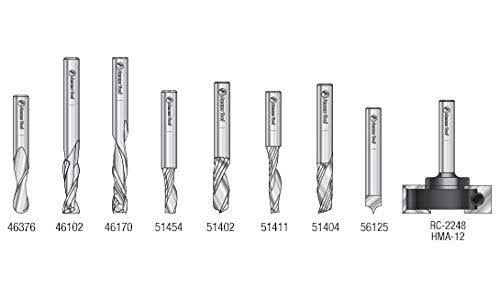 18-Pc CNC Router Bit Collection, 1/4 Shank H861