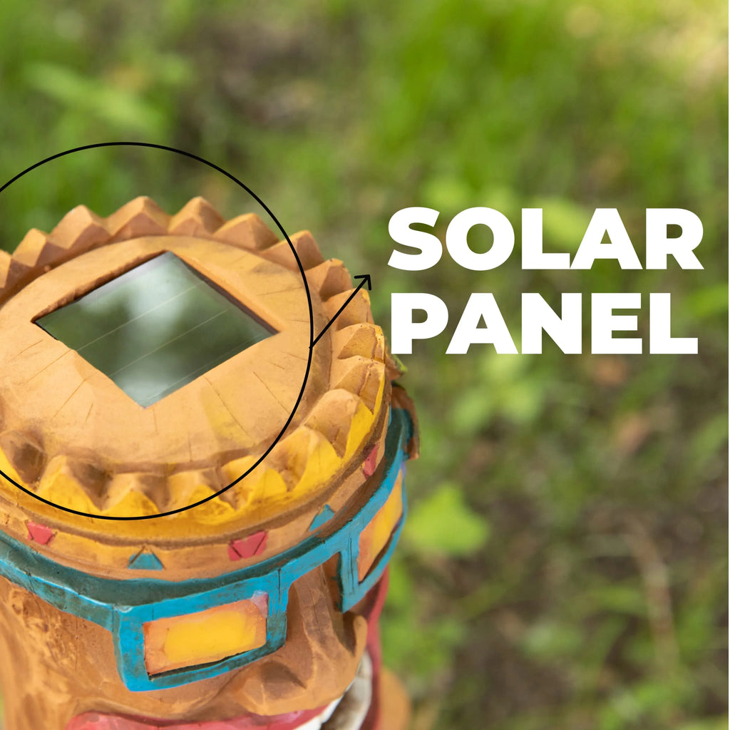 Tiki Solar Powered Led Outdoor Decor Garden O3572