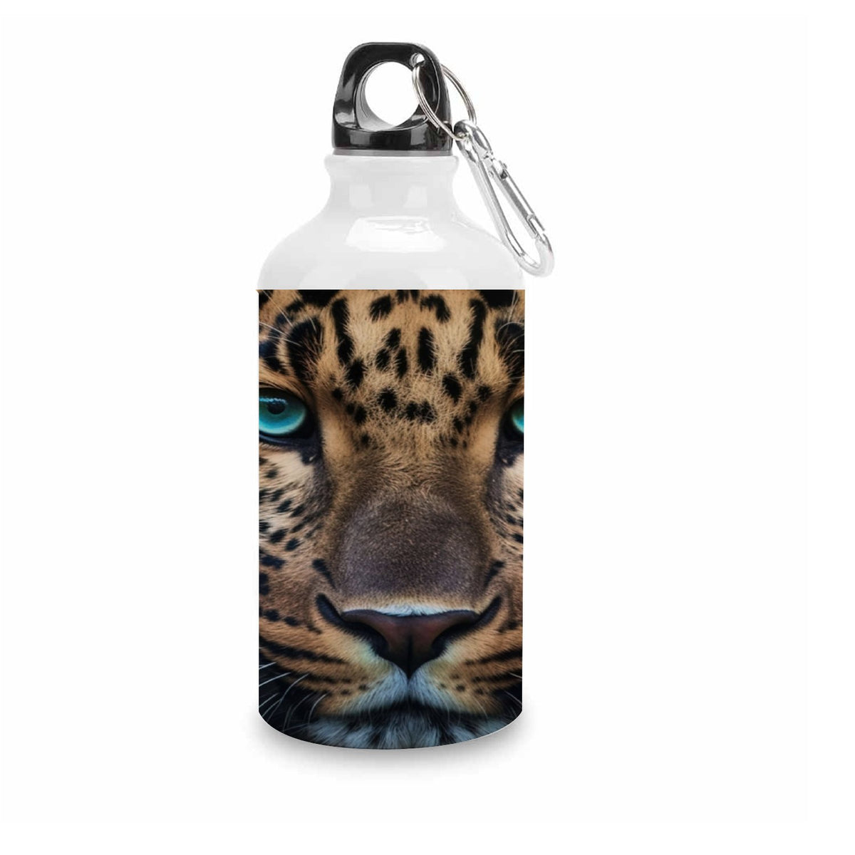 Gold Leopard 400ml Sport Aluminum Water Bottle with Twist Cap D7125